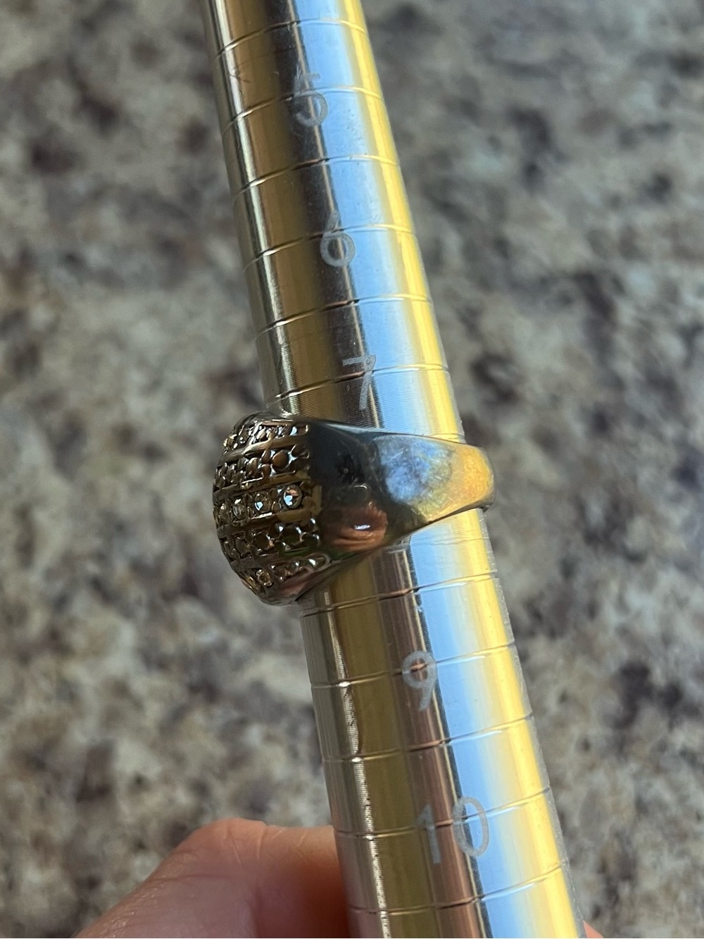 4 Silver Tone Rings - Picture 12 of 14